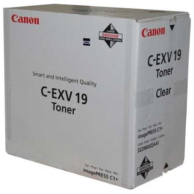 Canon originální  TONER CEXV19 CLEAR TONER Imagepress C1+ 31 500 pages A4 (5%)