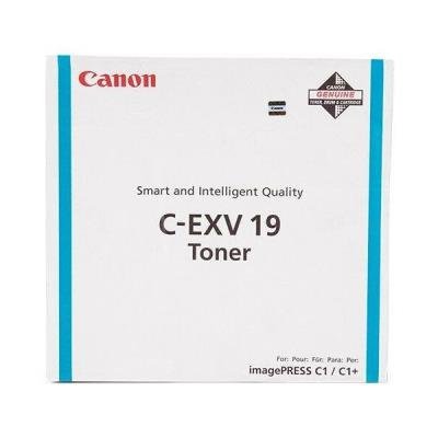 Canon originální  TONER CEXV19 CYAN Imagepress C1/C1+ 16 000 pages A4 (5%)