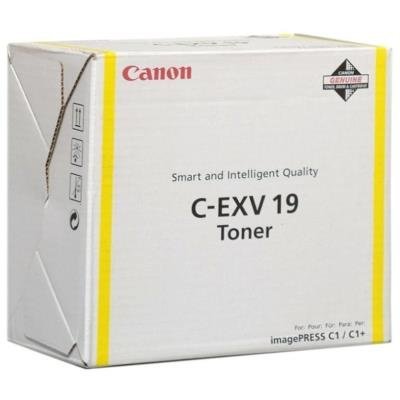 Canon originální  TONER CEXV19 YELLOW Imagepress C1/C1+ 16 000 pages A4 (5%)