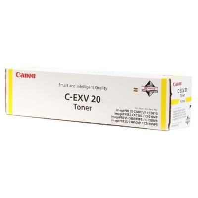 Canon originální  TONER CEXV20 YELLOW IP C7000VP/C7010VP/C6000VP/C6010VP 35 000 pages A4 (5%)
