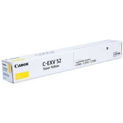 Canon originální  TONER CEXV52 YELLOW iR-ADV C75xx/C77xx  66 500 pages A4 (5%)