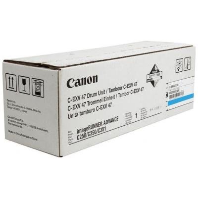 Canon originální  DRUM UNIT C-EXV47 CYAN  iR Advance C250/ C350/C351/C1335/C1325 Cyan by model type up to 33 000 pages A4 (5%)
