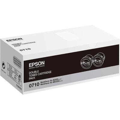 Toner Epson 0710 dvojpack černý