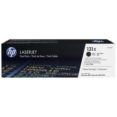 Toner HP 131X (CF210XD) dvojpack černý