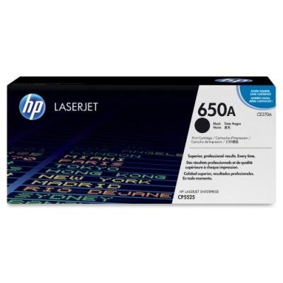Toner HP 650A (CE270A) černý