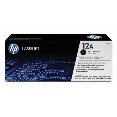 HP black toner, Q2612A, LJ 1010