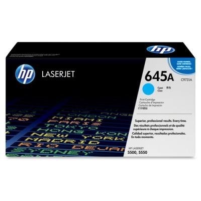 Toner HP 645A (C9731A) modrý