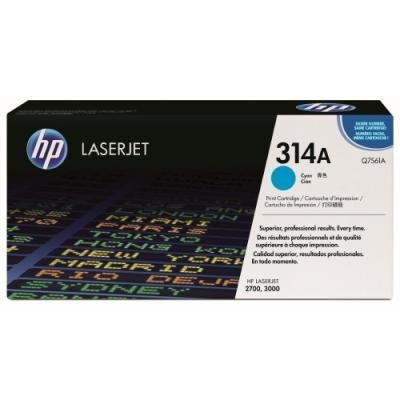 Toner HP 314A (Q7561A) modrý