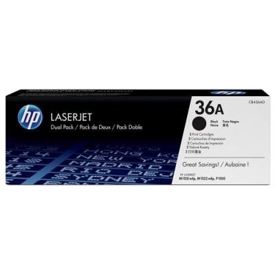 Toner HP 36A (CB436AD) dvojpack černý