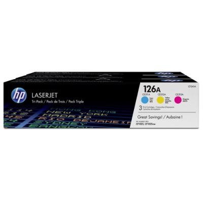 Toner HP 126A (CF341A) trojpack CMY