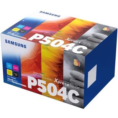 HP toner CLT-P504C (CMYK, 2500pg, 3x1800pg) for Samsung CLP-415N/415NW,CLX-4195FN/4195FW/4195N,MultiXpress SL-C1453FW/C1454FW/C145