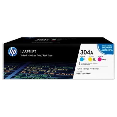 Toner HP 304A (CF372AM) trojpack CMY