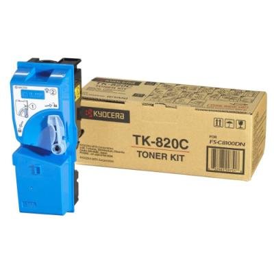 Toner Kyocera TK-820C modrý