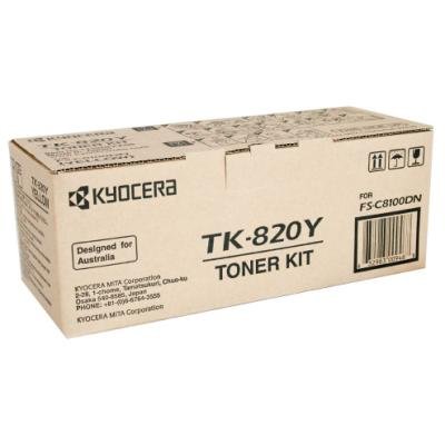 Toner Kyocera TK-820Y žlutý