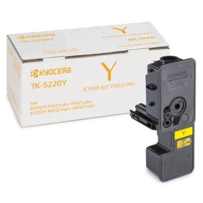 Kyocera toner TK-5220Y/ 1 200 A4/ yellow/ for M5521cdn/ cdw, P5021cdn/cdw