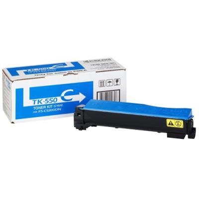 Toner Kyocera TK-550C modrý