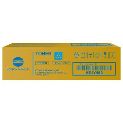 Konica Minolta TNP92C,Toner azurový pro bizhub C3120i, 4000 stran