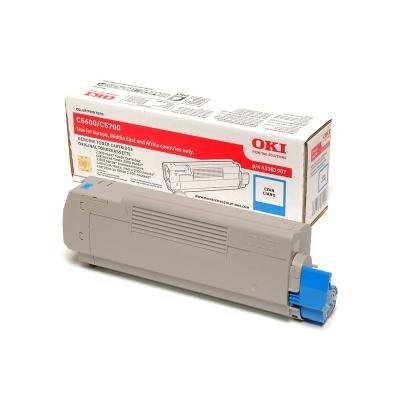 Toner OKI 43381907 modrý