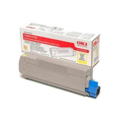 Toner OKI 43324421 žlutý