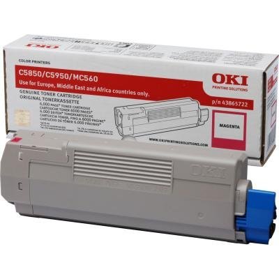 Toner OKI 43865722 červený