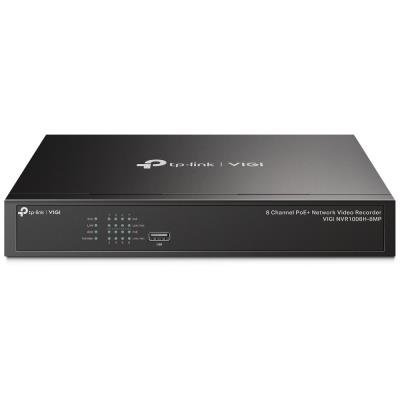 TP-Link VIGI NVR1008H-8MP network video recorder 8 channels, 8x Lan with PoE, 2x USB