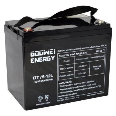 GOOWEI ENERGY Pb záložní akumulátor VRLA GEL 12V/75Ah (OTL75-12)