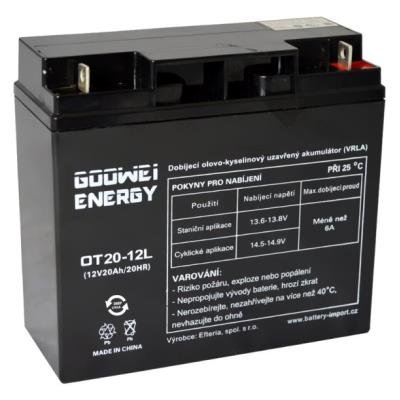 GOOWEI ENERGY Pb záložní akumulátor VRLA GEL 12V/20Ah (OTL20-12)