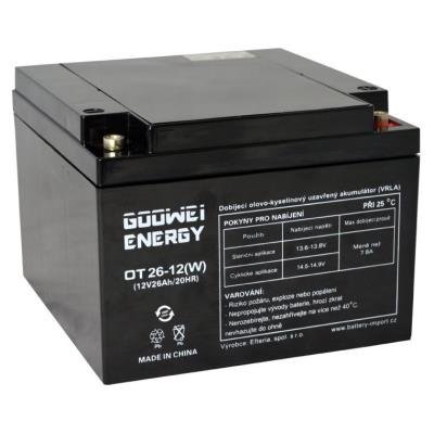 Backup VRLA GEL battery 12V/26Ah battery (OTL26-12)