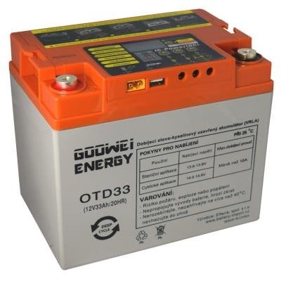 GOOWEI ENERGY DEEP CYCLE (GEL), 33Ah, 12V