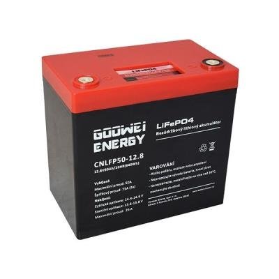 GOOWEI ENERGY trakční baterie (LiFePO4) CNLFP50-12.8, 50Ah, 12.8V