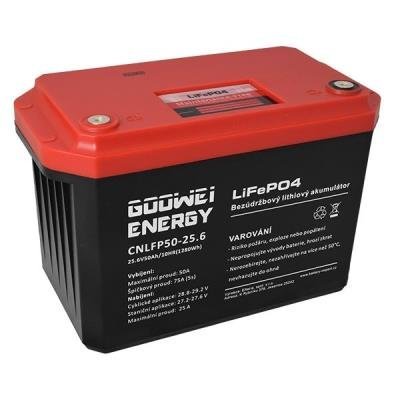 GOOWEI ENERGY trakční baterie (LiFePO4) CNLFP50-25.6, 50Ah, 25.6V