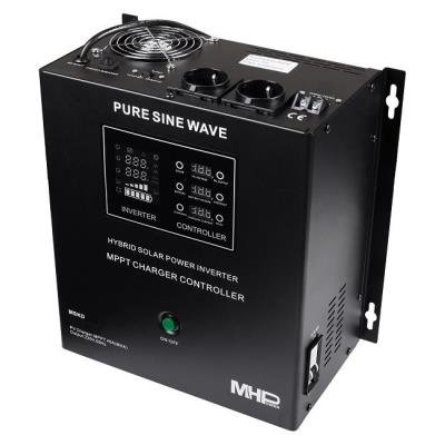 Inverter MSKD-1400-24, UPS, 1400W, pure sine wave, 24V, solar regulator MPPT 