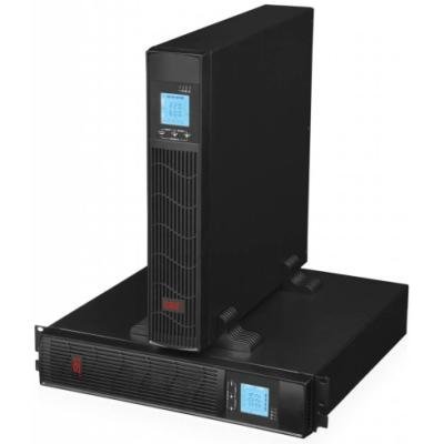 EUROCASE záložní zdroj EA620RT 2000VA / 1600W / Rack/Tower / USB / RJ45 / LCD Displej / Pure sine way