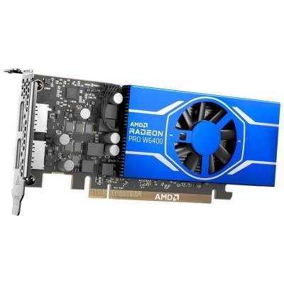 AMD Radeon Pro W6400 4GB GDDR6 / PCIe 4.0 / 7.07 Tflops / 2x DP / LP