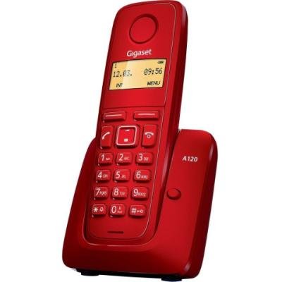 Bezdrátový telefon Siemens GIGASET A120 červený