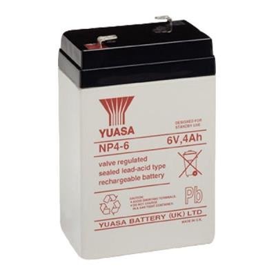 YUASA NP 4-6 I Bezúdržbový VRLA akumulátor 6V, kapacita 4Ah