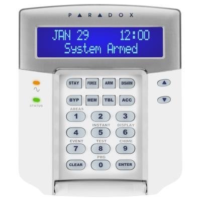 Paradox K641+ LCD klávesnice, 1x PGM, modré podsvícení, česká verze